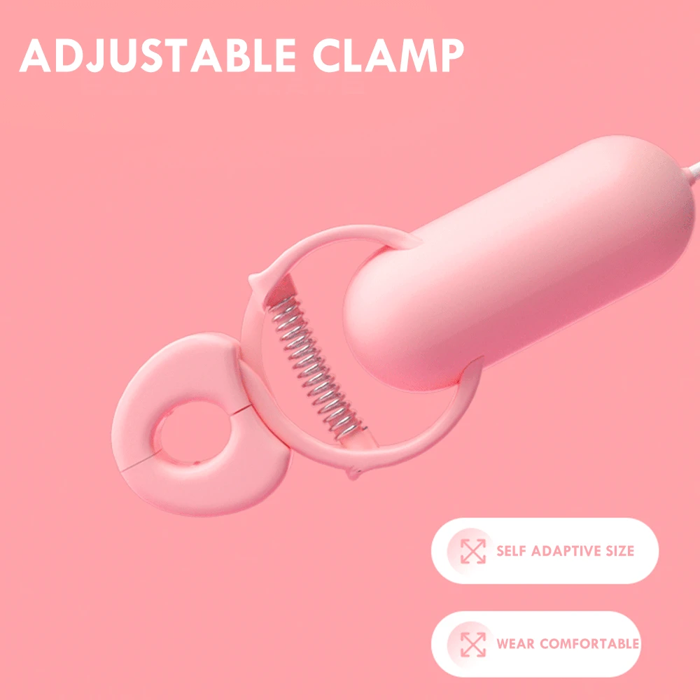 10 Speeds Vibrating Nipple Clamps Breast Clips for Women Breast Massage Vibrator Enhancer Clitoris Licking Sex Toys for Adult 18 10 Speeds Vibrating Nipple Clamps Breast Clips for Women Breast Massage Vibrator Enhancer Clitoris Licking Sex Toys for Adult 18