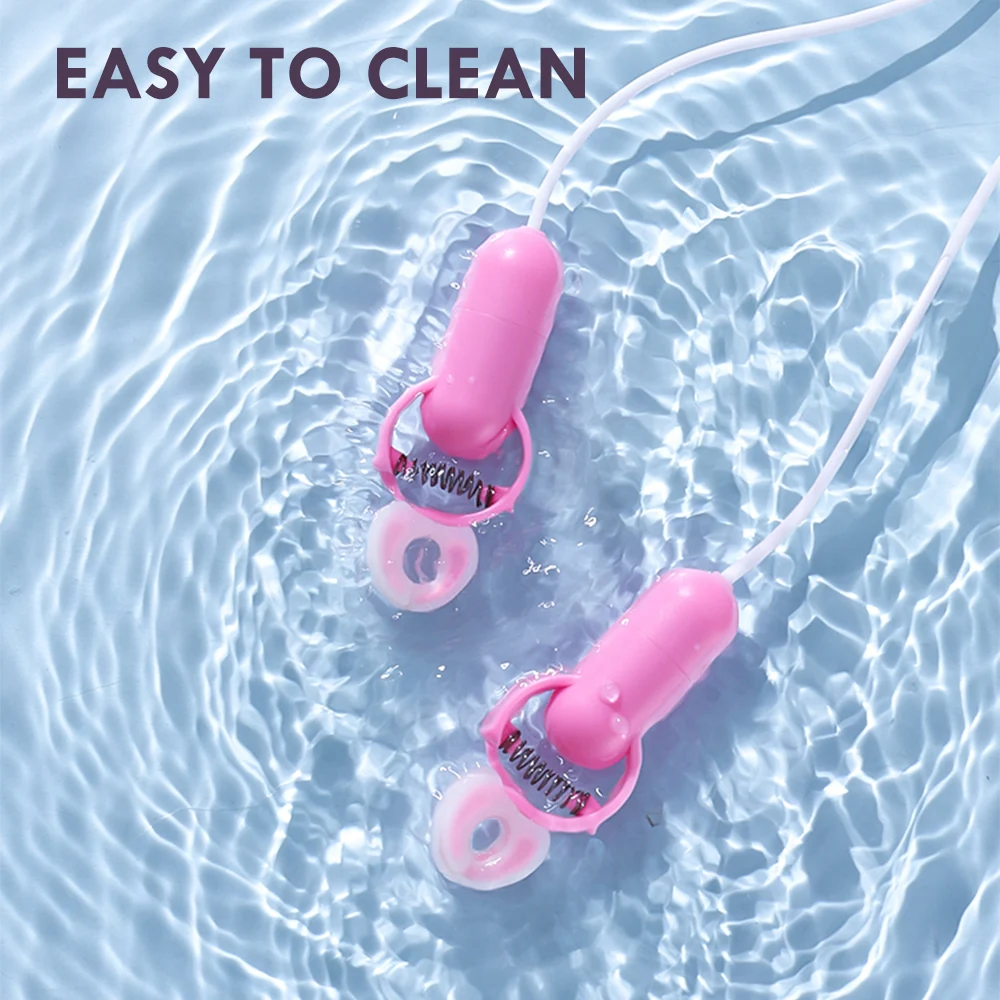10 Speeds Vibrating Nipple Clamps Breast Clips for Women Breast Massage Vibrator Enhancer Clitoris Licking Sex Toys for Adult 18 10 Speeds Vibrating Nipple Clamps Breast Clips for Women Breast Massage Vibrator Enhancer Clitoris Licking Sex Toys for Adult 18