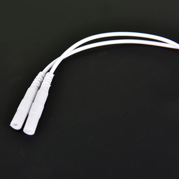 Tens Electrode Lead Wire Connecting Cable Sleeping Aids Pin Breast Nipple Ear Pain Relief Clip for Massagers Earclips 2.0mm