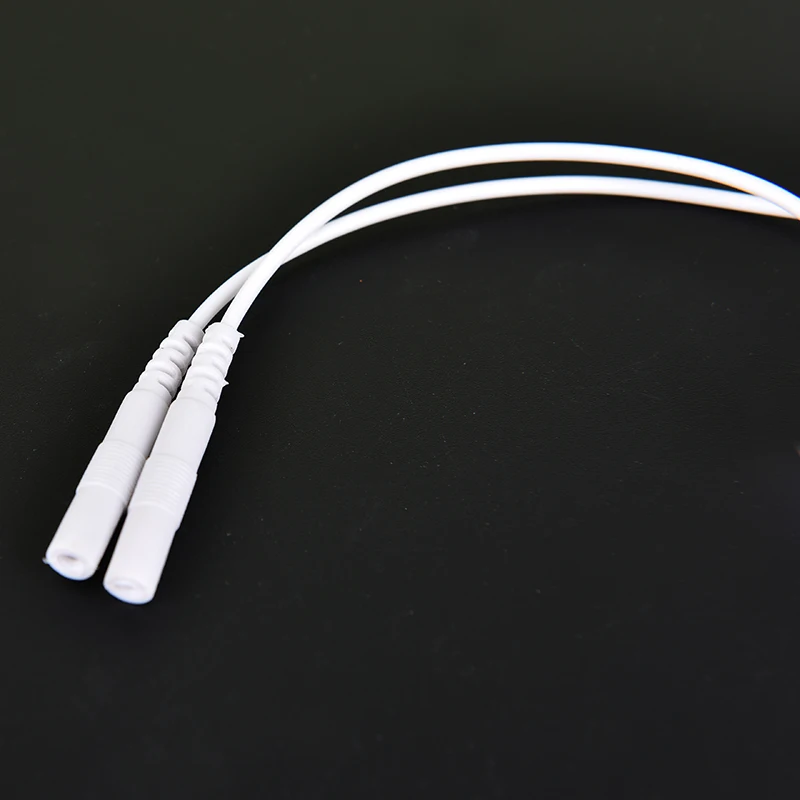Tens Electrode Lead Wire Connecting Cable Sleeping Aids Pin Breast Nipple Ear Pain Relief Clip for Massagers Earclips 2.0mm