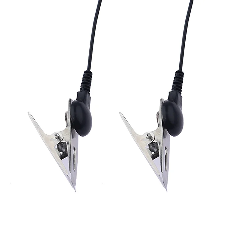 Stainless Steel Nipples Clamps Electric Shock Breast Stimulation Metal Labium Clitoris Clips Adult Sex Toys For Women Men Gay Stainless Steel Nipples Clamps Electric Shock Breast Stimulation Metal Labium Clitoris Clips Adult Sex Toys For Women Men Gay