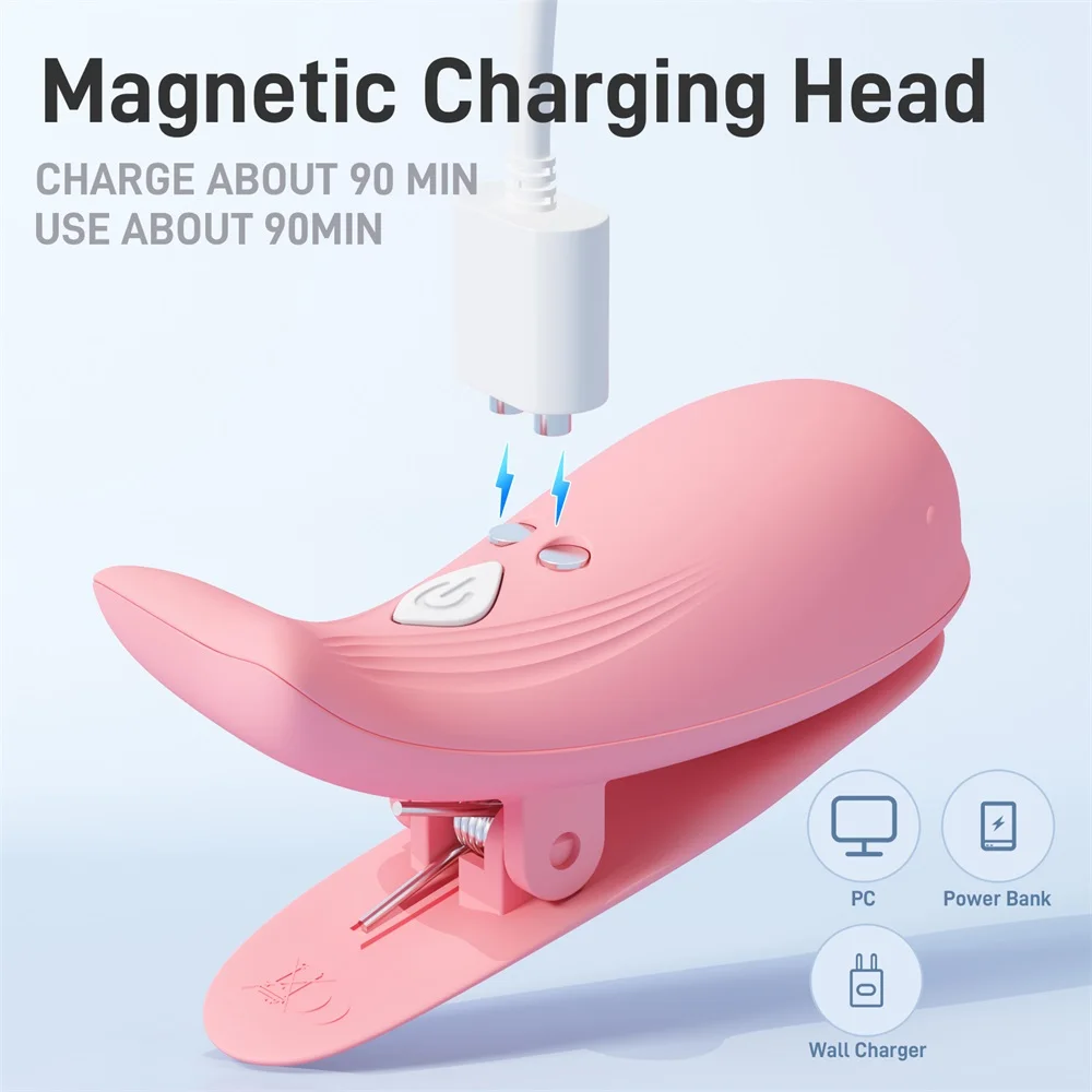Vibrating Nipple Clamp Breast Massage Female Masturbation Stimulate Clit Adult Games Sex Toys For Women Couples Nipple Vibrator Vibrating Nipple Clamp Breast Massage Female Masturbation Stimulate Clit Adult Games Sex Toys For Women Couples Nipple Vibrator