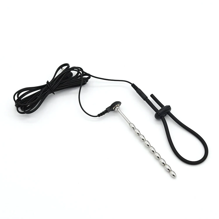 Electro schocker Stimulation Massage Masturbation Pulse Anal Butt Plug Penis Ring Nipple Clamp Massage Gloves/Pad E-stim sex toy