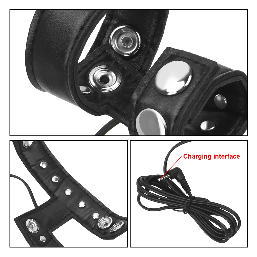 Electro schocker Stimulation Massage Masturbation Pulse Anal Butt Plug Penis Ring Nipple Clamp Massage Gloves/Pad E-stim sex toy