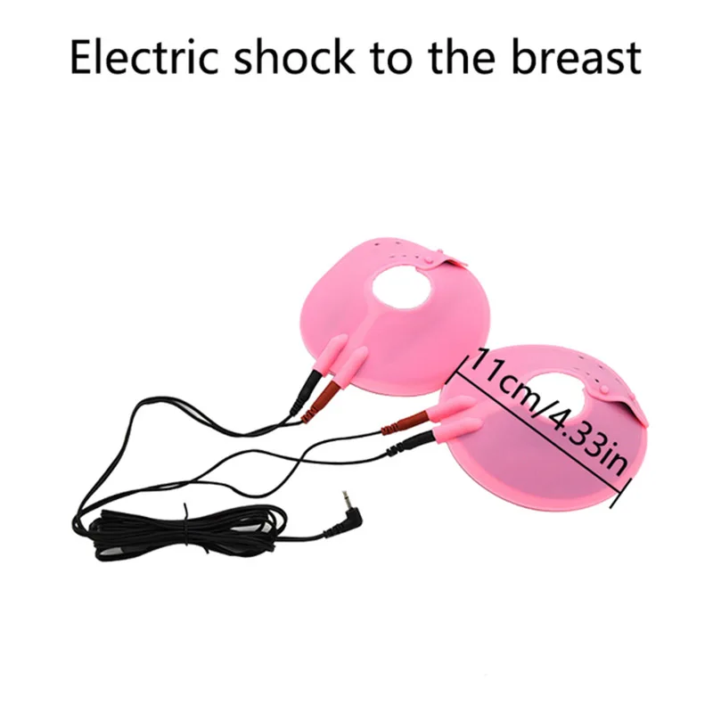 Electro schocker Stimulation Massage Masturbation Pulse Anal Butt Plug Penis Ring Nipple Clamp Massage Gloves/Pad E-stim sex toy