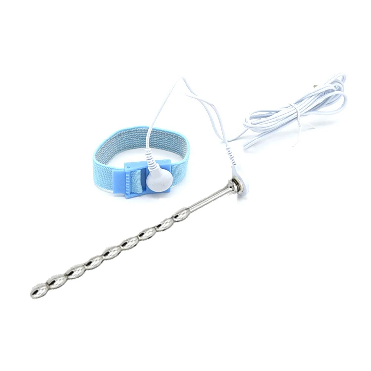 Electro schocker Stimulation Massage Masturbation Pulse Anal Butt Plug Penis Ring Nipple Clamp Massage Gloves/Pad E-stim sex toy