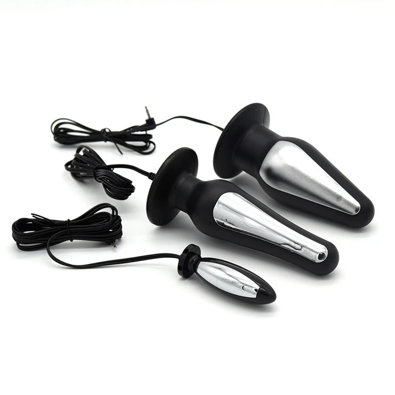 Electric Shock Anal Plug Pulse Vibrator for Women Man Clitoris Stimulator Masturbator Nipple Clamps Sex Toys for Adult Sex Shop Electric Shock Anal Plug Pulse Vibrator for Women Man Clitoris Stimulator Masturbator Nipple Clamps Sex Toys for Adult Sex Shop