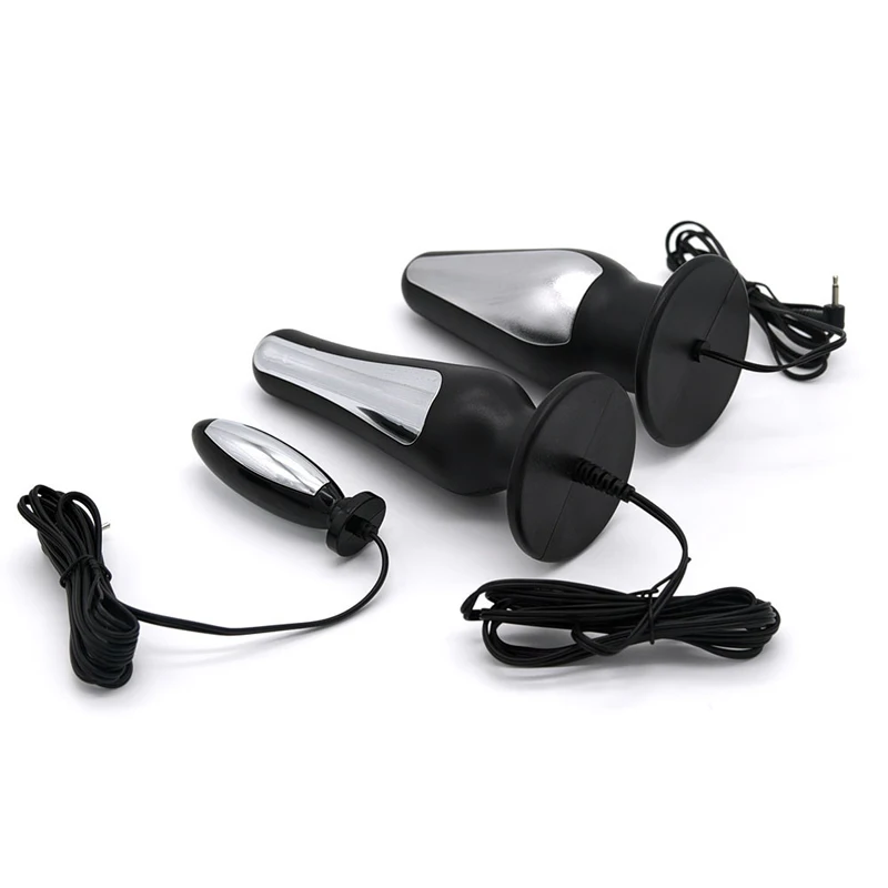Electric Shock Anal Plug Pulse Vibrator for Women Man Clitoris Stimulator Masturbator Nipple Clamps Sex Toys for Adult Sex Shop Electric Shock Anal Plug Pulse Vibrator for Women Man Clitoris Stimulator Masturbator Nipple Clamps Sex Toys for Adult Sex Shop