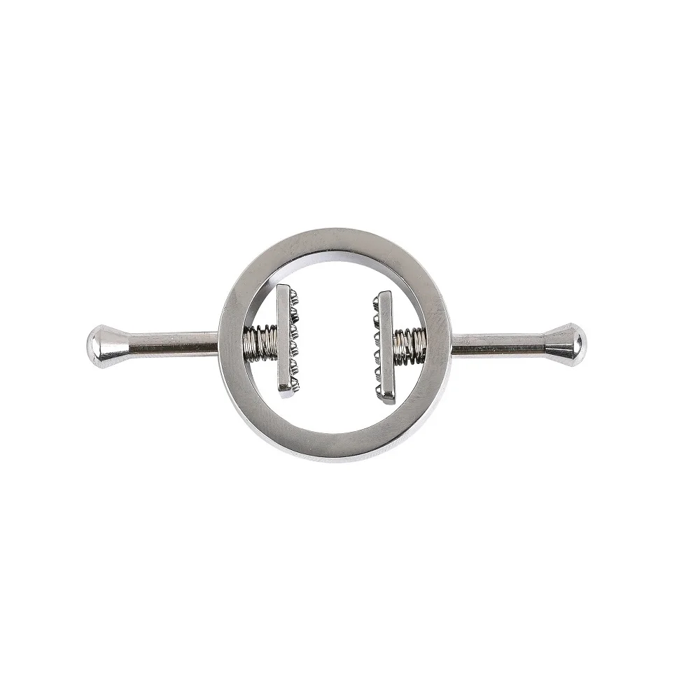 Metal Nipple Clamps Clips Stimulator Steel Nipple Breast Clamps Spring Pull Slave Bondage Flirting Women Sex Toy For Female Metal Nipple Clamps Clips Stimulator Steel Nipple Breast Clamps Spring Pull Slave Bondage Flirting Women Sex Toy For Female