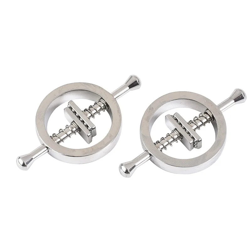 Metal Nipple Clamps Clips Stimulator Steel Nipple Breast Clamps Spring Pull Slave Bondage Flirting Women Sex Toy For Female Metal Nipple Clamps Clips Stimulator Steel Nipple Breast Clamps Spring Pull Slave Bondage Flirting Women Sex Toy For Female