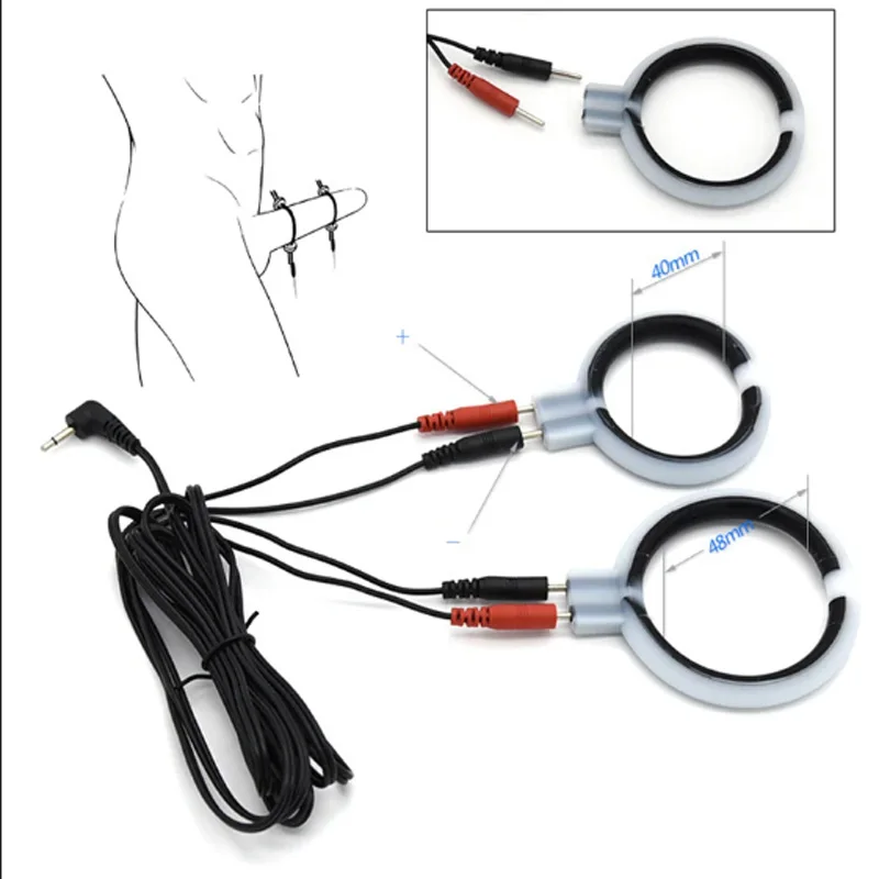 Electro Shock Anal Plug Penis Plug Cock Rings Medical Themed Toys Massage Pad Nipple Clamps For Men Electric Stimulate Sex Toys