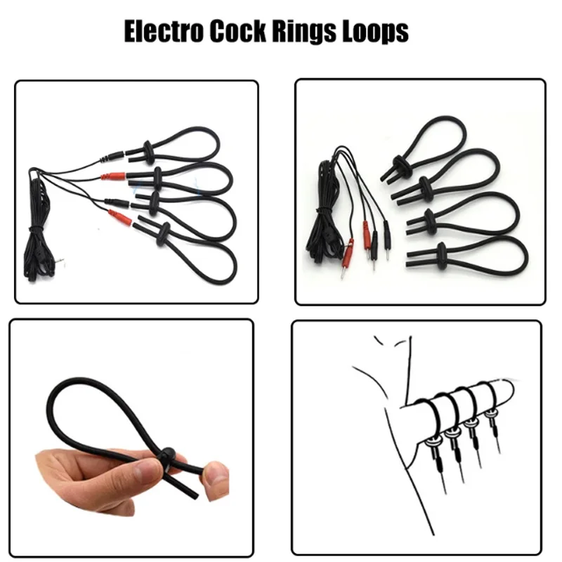 Electro Shock Anal Plug Penis Plug Cock Rings Medical Themed Toys Massage Pad Nipple Clamps For Men Electric Stimulate Sex Toys