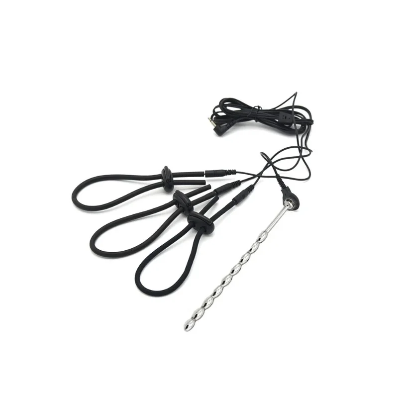 Electro Shock Anal Plug Penis Plug Cock Rings Medical Themed Toys Massage Pad Nipple Clamps For Men Electric Stimulate Sex Toys