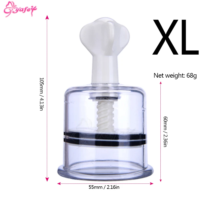 S/L/XL/M Size Nipple Clamps Breast Sucker Pussy Pump Enlarger Clitoris Stimulator Nipple Vacuum Pump Adult Game SM Sex Toys