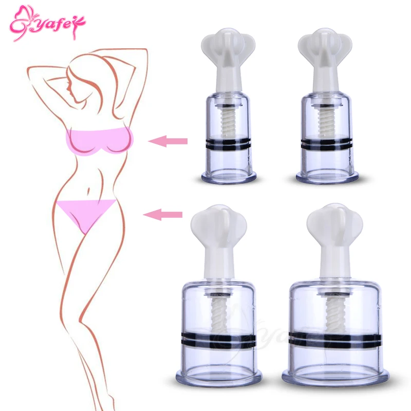 S/L/XL/M Size Nipple Clamps Breast Sucker Pussy Pump Enlarger Clitoris Stimulator Nipple Vacuum Pump Adult Game SM Sex Toys