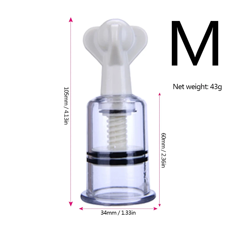 S/L/XL/M Size Nipple Clamps Breast Sucker Pussy Pump Enlarger Clitoris Stimulator Nipple Vacuum Pump Adult Game SM Sex Toys