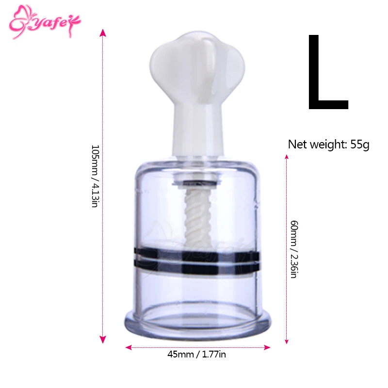 S/L/XL/M Size Nipple Clamps Breast Sucker Pussy Pump Enlarger Clitoris Stimulator Nipple Vacuum Pump Adult Game SM Sex Toys