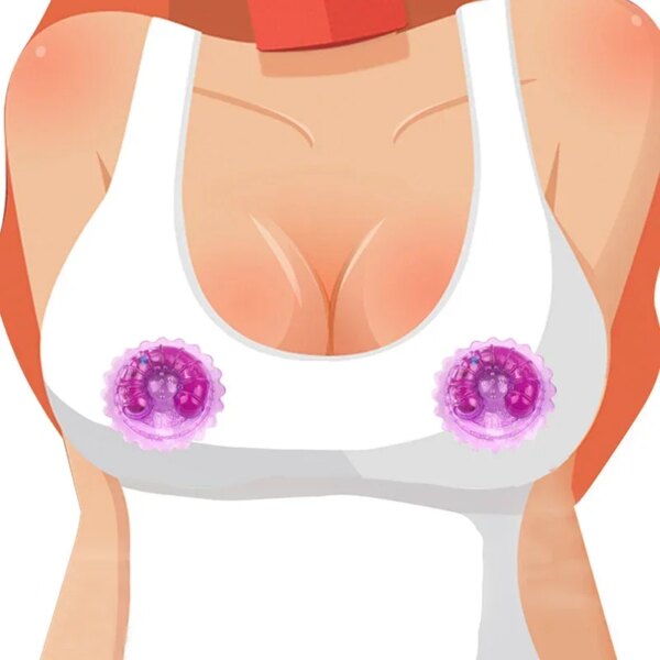 1 Pair Nipple Clip Vibrators Nipple Breast Massage G Spot Stimulation Nipple Sticker Vibrators Sex Toys for Women  Vibradores