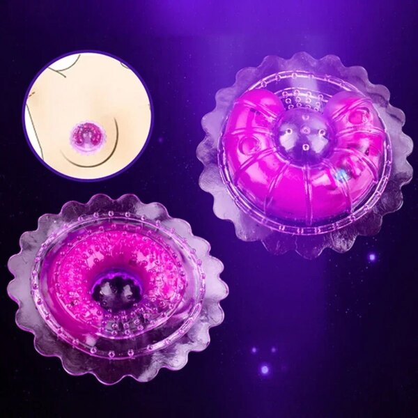 1 Pair Nipple Clip Vibrators Nipple Breast Massage G Spot Stimulation Nipple Sticker Vibrators Sex Toys for Women  Vibradores