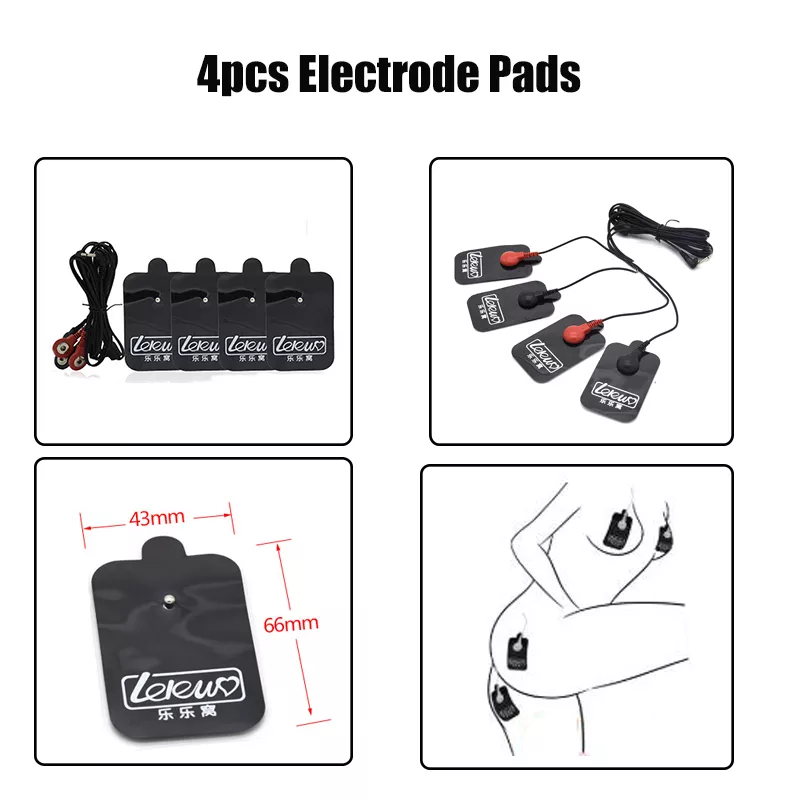 Strongest  EStim E-Stim Anal Plug Cock Ring Urethral Sound Dilator Pads,BDSM Electro Stimulation Medical Themed Host For Sex
