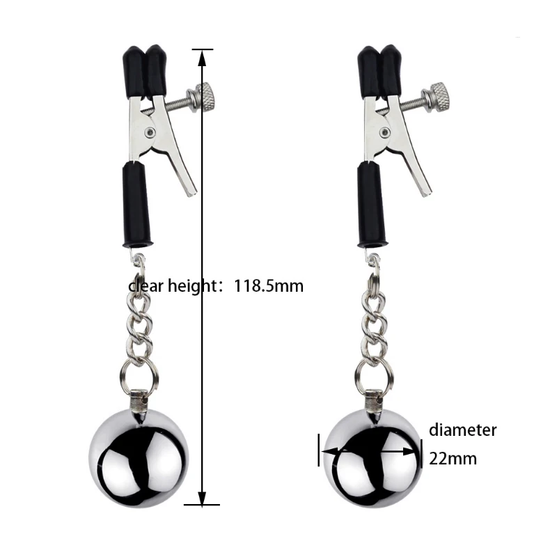 Stainless Metal Chain Nipple Milk Clips Breast Clip Sex Slaves Nipple Clamps Sex Toys Butterfly Style for Couples Nipple Sucker