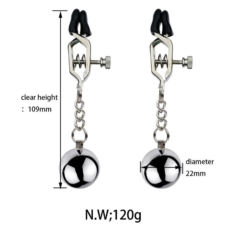 Stainless Metal Chain Nipple Milk Clips Breast Clip Sex Slaves Nipple Clamps Sex Toys Butterfly Style for Couples Nipple Sucker