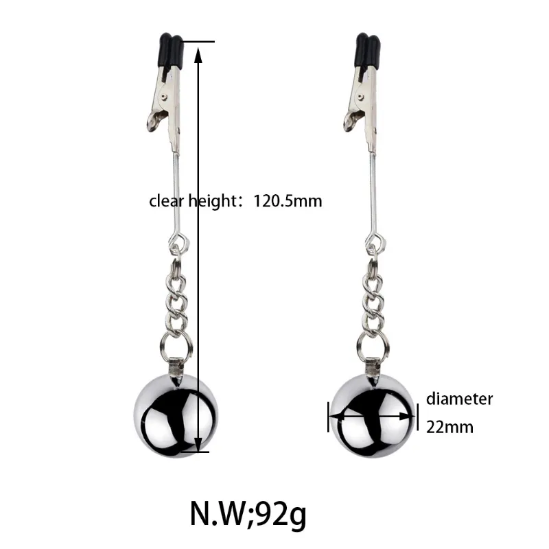 Stainless Metal Chain Nipple Milk Clips Breast Clip Sex Slaves Nipple Clamps Sex Toys Butterfly Style for Couples Nipple Sucker
