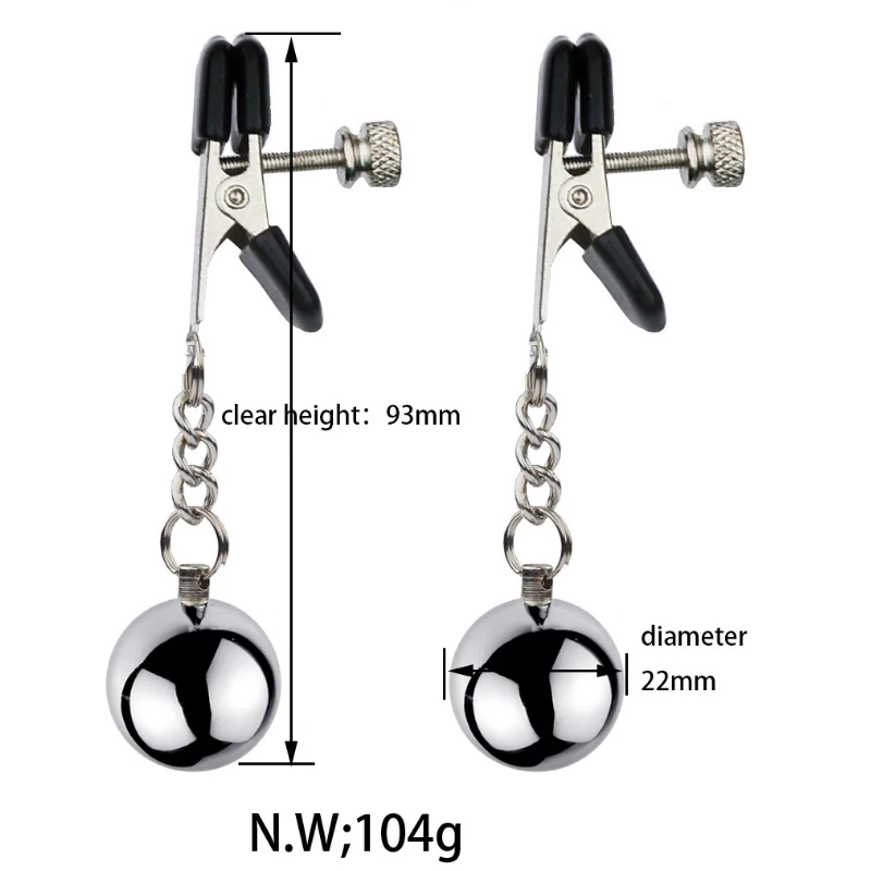 Stainless Metal Chain Nipple Milk Clips Breast Clip Sex Slaves Nipple Clamps Sex Toys Butterfly Style for Couples Nipple Sucker