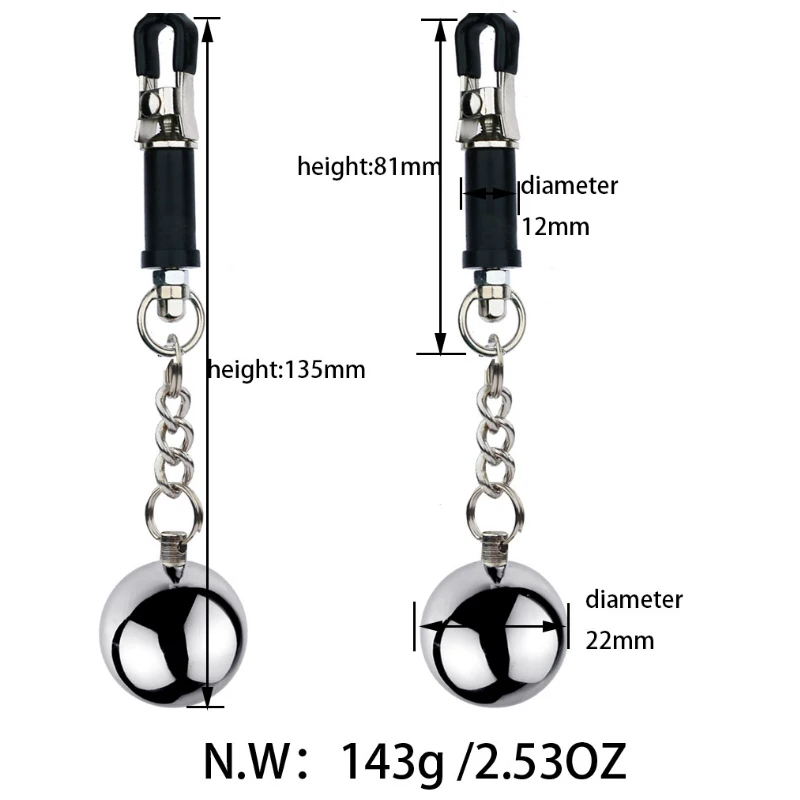 Stainless Metal Chain Nipple Milk Clips Breast Clip Sex Slaves Nipple Clamps Sex Toys Butterfly Style for Couples Nipple Sucker