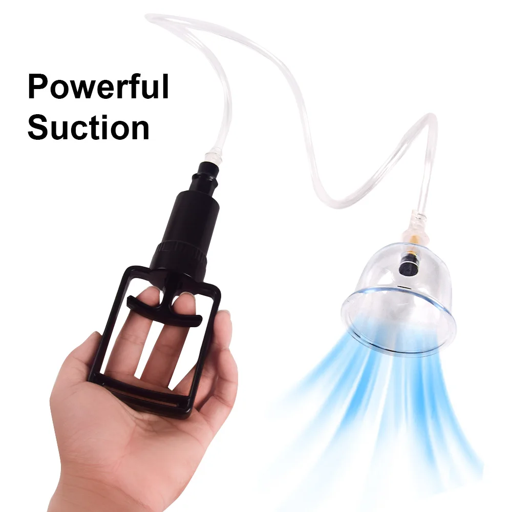 A pair Nipple Sucker Enlarger Nipple Clamps Clit Pussy Pump Clitoris Clip Vacuum Stimulate Breast Enlarger Adults Sex Toys Women