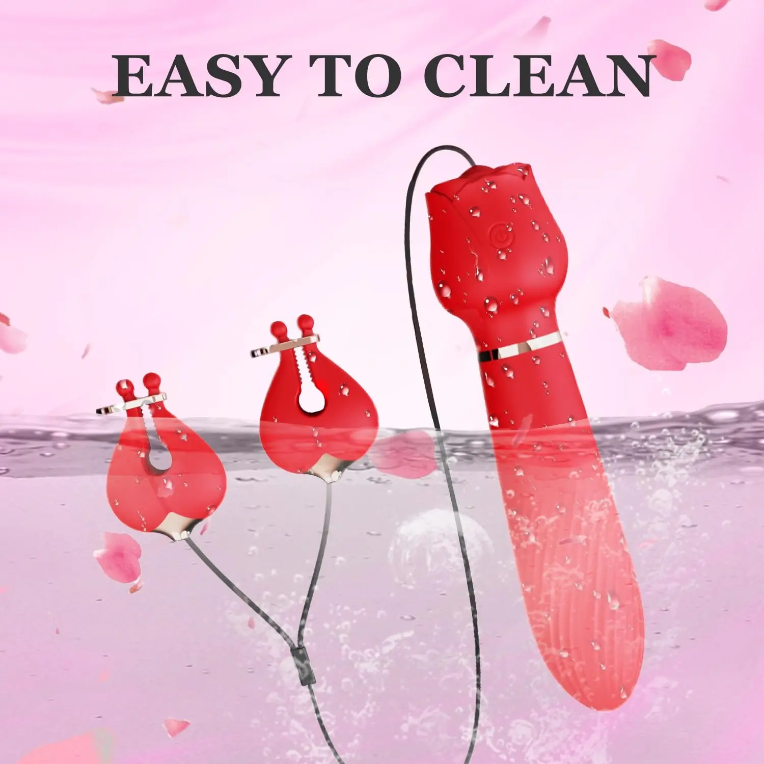 Chest Clips Vibrator for Women 2 in 1 Clitoris Stimulator Stick Dildo Nipple Clamps Ddsm Sex Toys for Couples Adult Unisex 18 Chest Clips Vibrator for Women 2 in 1 Clitoris Stimulator Stick Dildo Nipple Clamps Ddsm Sex Toys for Couples Adult Unisex 18