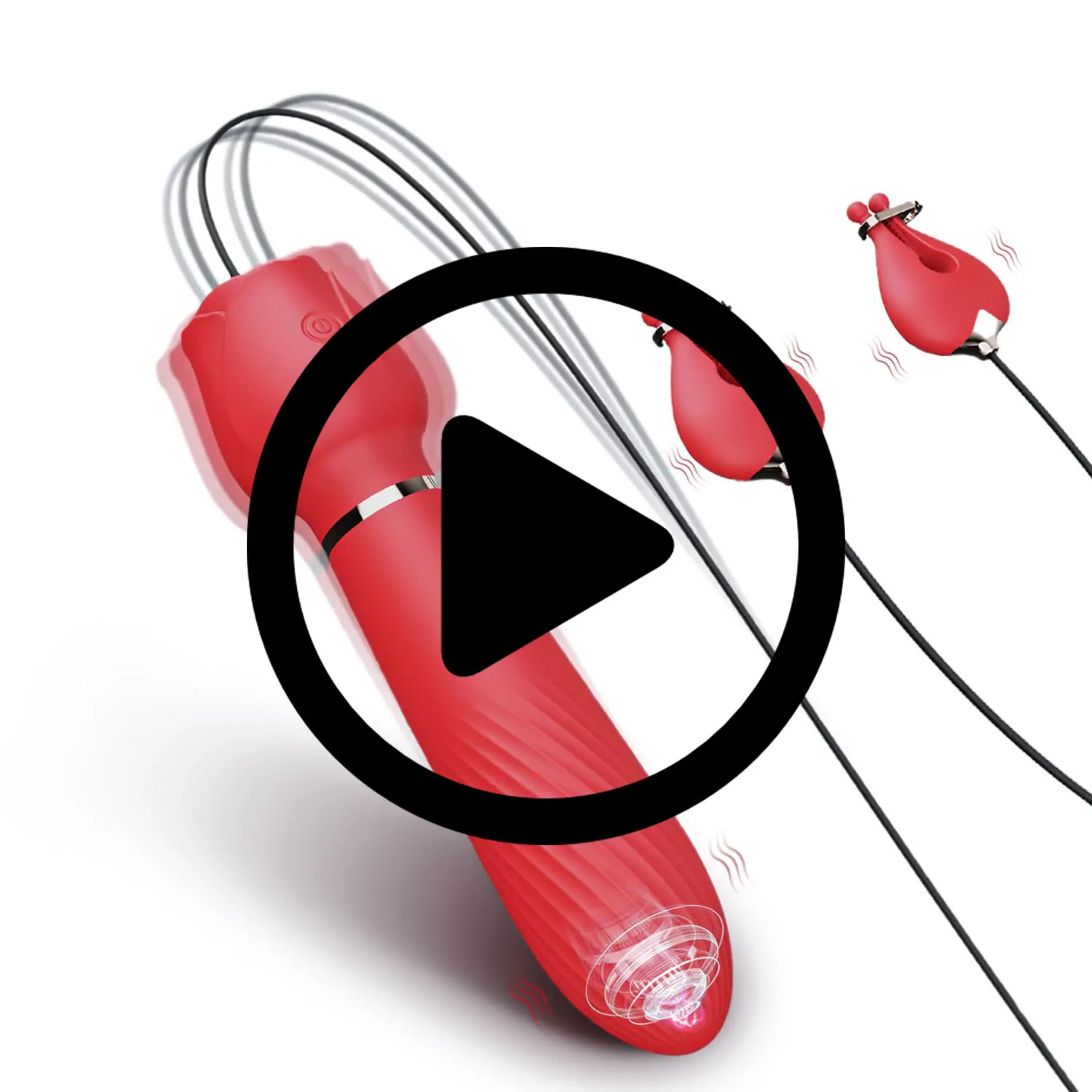 Chest Clips Vibrator for Women 2 in 1 Clitoris Stimulator Stick Dildo Nipple Clamps Ddsm Sex Toys for Couples Adult Unisex 18 Chest Clips Vibrator for Women 2 in 1 Clitoris Stimulator Stick Dildo Nipple Clamps Ddsm Sex Toys for Couples Adult Unisex 18