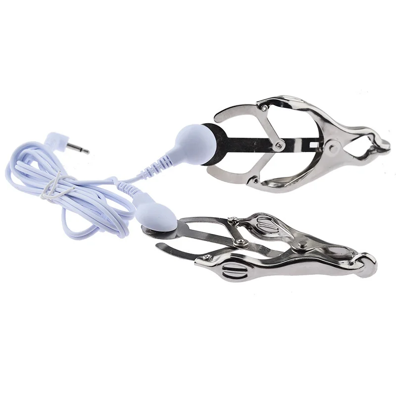 Metal Nipples Clamps Electric Shock Labium Clips Clit Stimulation Sex Toys For Women Men Couples Flirting Adult Games Products Metal Nipples Clamps Electric Shock Labium Clips Clit Stimulation Sex Toys For Women Men Couples Flirting Adult Games Products