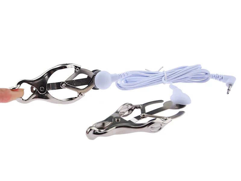 Metal Nipples Clamps Electric Shock Labium Clips Clit Stimulation Sex Toys For Women Men Couples Flirting Adult Games Products Metal Nipples Clamps Electric Shock Labium Clips Clit Stimulation Sex Toys For Women Men Couples Flirting Adult Games Products