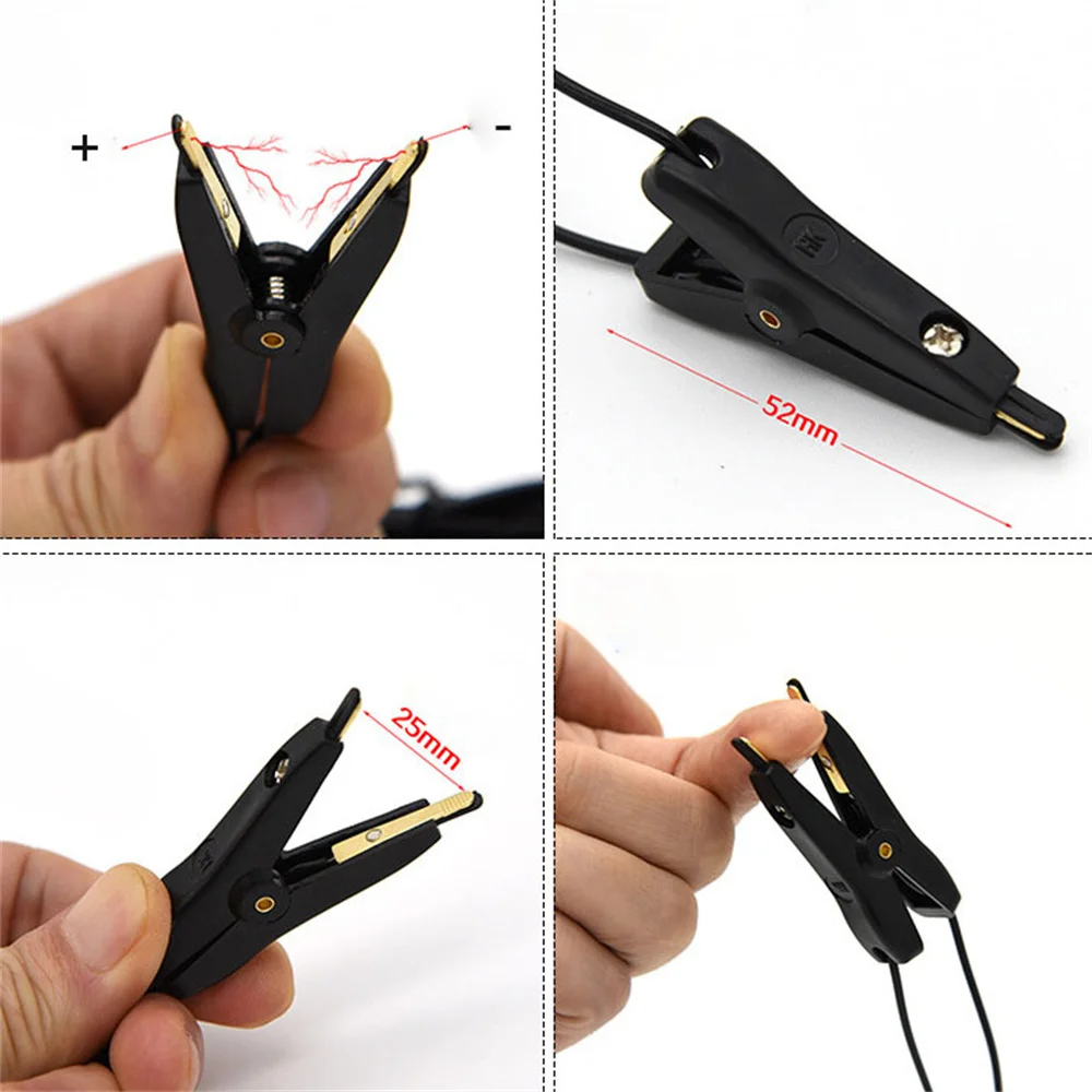 Adults Electric Shock Nipple Clamps Electrical Stimulator Electro Labia Clip Clitoris Massager E-stim Slave Sex Toys