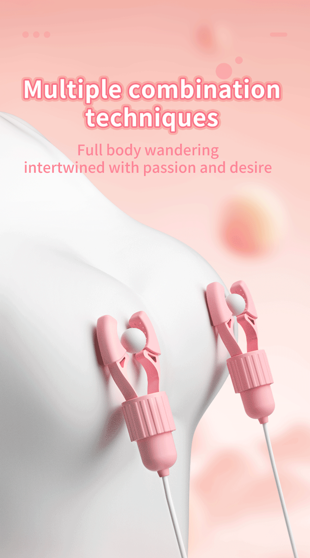 Sex Toys for Women Couple Breast Massage 12 Frequency Nipple Clamps Clitoral Clip Nipple Vibrator Nipple Clitoral Stimulation