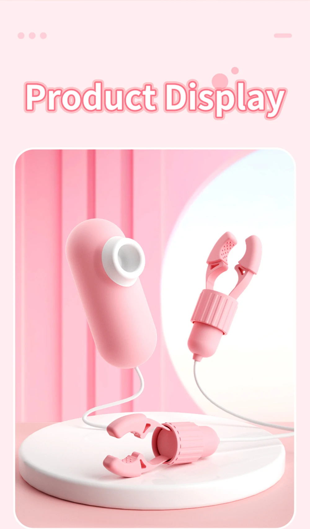 Sex Toys for Women Couple Breast Massage 12 Frequency Nipple Clamps Clitoral Clip Nipple Vibrator Nipple Clitoral Stimulation