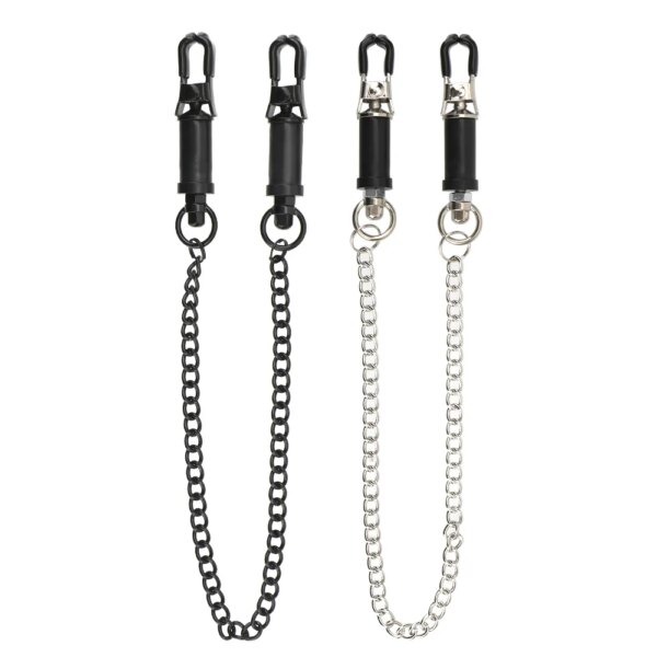 Adjustable Metal Nipple Clips Adult Games Breast Bondage Play Clamps Sex Toys for Couple Nipple Stimulator