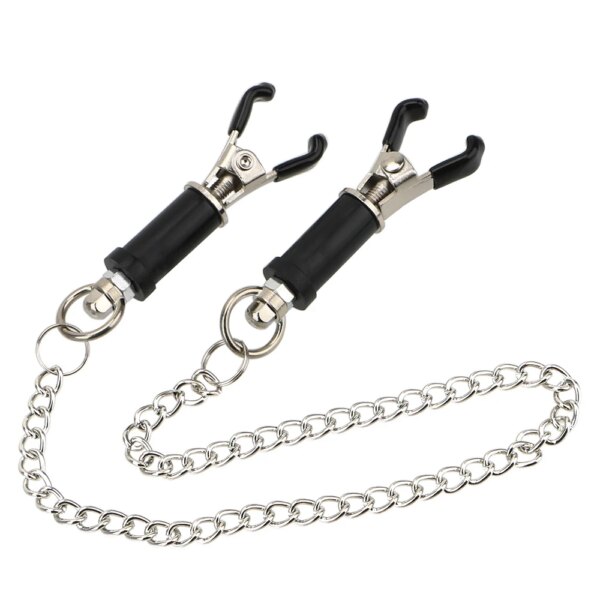 Adjustable Metal Nipple Clips Adult Games Breast Bondage Play Clamps Sex Toys for Couple Nipple Stimulator