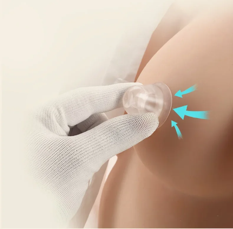 Silicone Nipple Clamps Retraction Pump Sucker Teat Massager Nipple Corrector Nipple Sucker Breast Stimulator Sex Toys for Woman