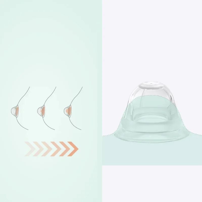 Silicone Nipple Clamps Retraction Pump Sucker Teat Massager Nipple Corrector Nipple Sucker Breast Stimulator Sex Toys for Woman