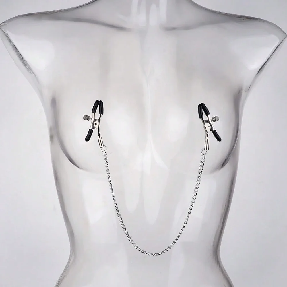 Metal Nipple Clamp With Metal Chain for Women Fetish To Breast Labia Clip Stimulation Massager Bdsm Bondage Sex Products Adult Metal Nipple Clamp With Metal Chain for Women Fetish To Breast Labia Clip Stimulation Massager Bdsm Bondage Sex Products Adult
