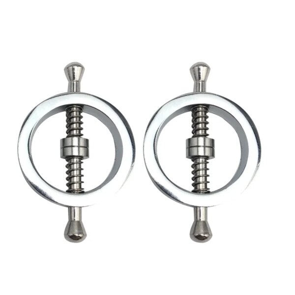 Metal nipple clips Stimulator Female breast nipple Clamps Bondage Restraints Flirting Teasing women sex toy slave Couple  play