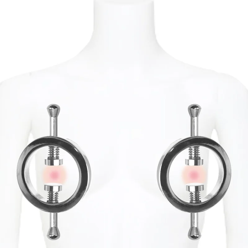 Metal nipple clips Stimulator Female breast nipple Clamps Bondage Restraints Flirting Teasing women sex toy slave Couple play Metal nipple clips Stimulator Female breast nipple Clamps Bondage Restraints Flirting Teasing women sex toy slave Couple play