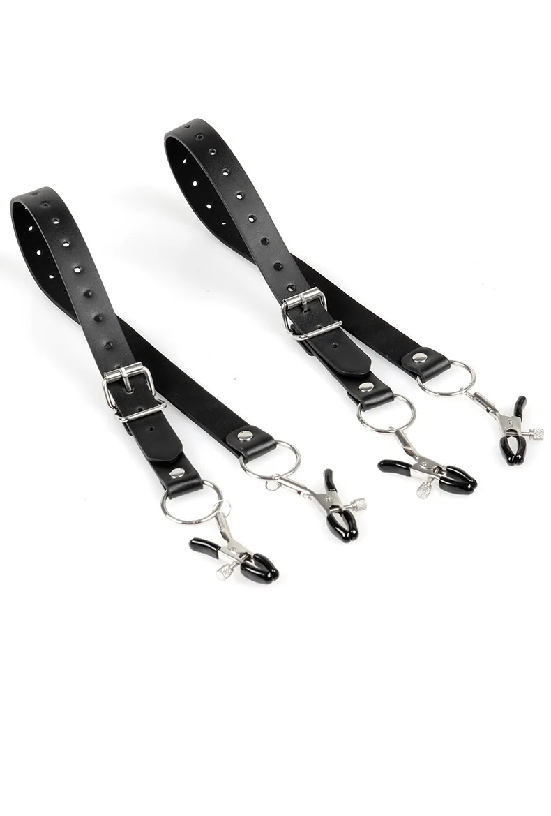 1 Pair Labia Spreader Belt BDSM Clitoris Clip Nipple Clamps Restraints Vagina Stimulator Adult Games Kit Vagina Peeping Toys 1 Pair Labia Spreader Belt BDSM Clitoris Clip Nipple Clamps Restraints Vagina Stimulator Adult Games Kit Vagina Peeping Toys