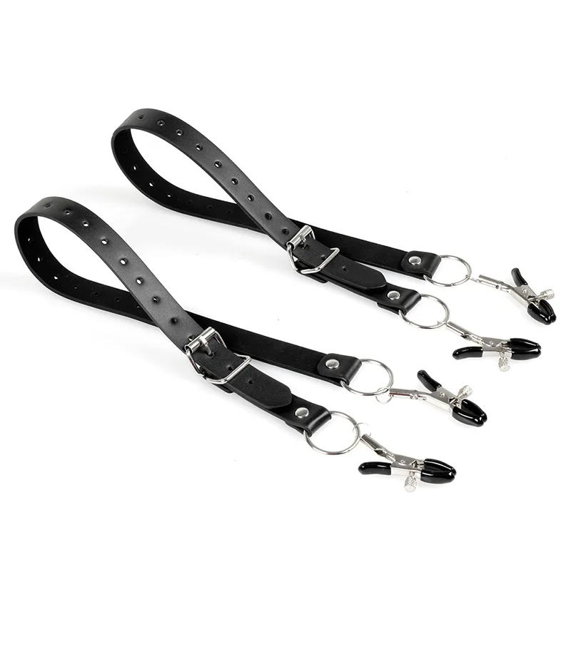 1 Pair Labia Spreader Belt BDSM Clitoris Clip Nipple Clamps Restraints Vagina Stimulator Adult Games Kit Vagina Peeping Toys 1 Pair Labia Spreader Belt BDSM Clitoris Clip Nipple Clamps Restraints Vagina Stimulator Adult Games Kit Vagina Peeping Toys