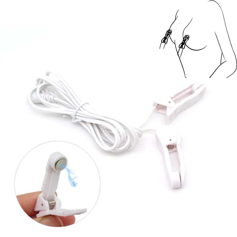 Medical Electric Shock Penis Rings Nipple Clamps Clitoris Labia Clips Anal Plug Electrical Stimulation Sex Products Flirting Toy Medical Electric Shock Penis Rings Nipple Clamps Clitoris Labia Clips Anal Plug Electrical Stimulation Sex Products Flirting Toy