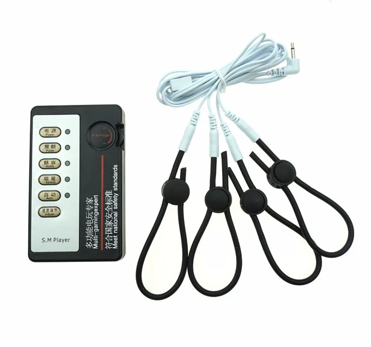Medical Electric Shock Penis Rings Nipple Clamps Clitoris Labia Clips Anal Plug Electrical Stimulation Sex Products Flirting Toy Medical Electric Shock Penis Rings Nipple Clamps Clitoris Labia Clips Anal Plug Electrical Stimulation Sex Products Flirting Toy