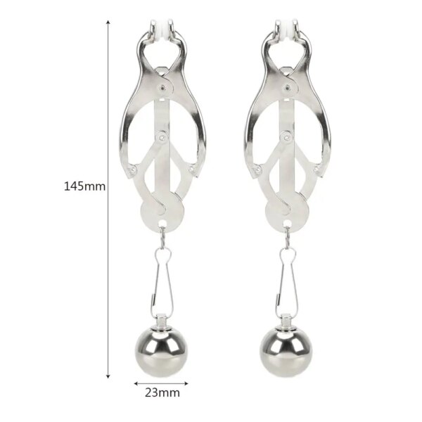 1 Pair  Nipple Stimulator Papilla Adult Games Nipple Clamps Breast Clips
