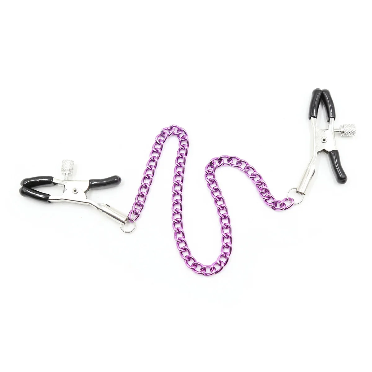 Metal Nipple Clamp with Metal Chain  Fetish to Breast Labia Clip Stimulation Massager Bdsm Bondage Sex Products for Women men